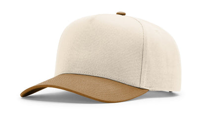 Richardson Headwear Adjustable / Cream/Caramel Richardson - Full Fabric Five-Panel Champ Cap