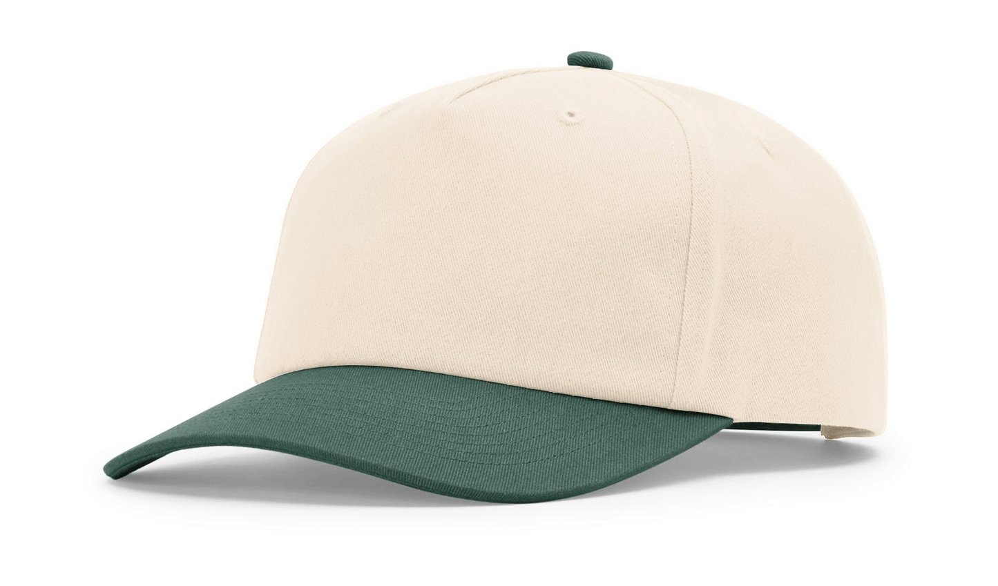 Richardson Headwear Adjustable / Cream/Dark Green Richardson - Five-Panel Gramps Cap