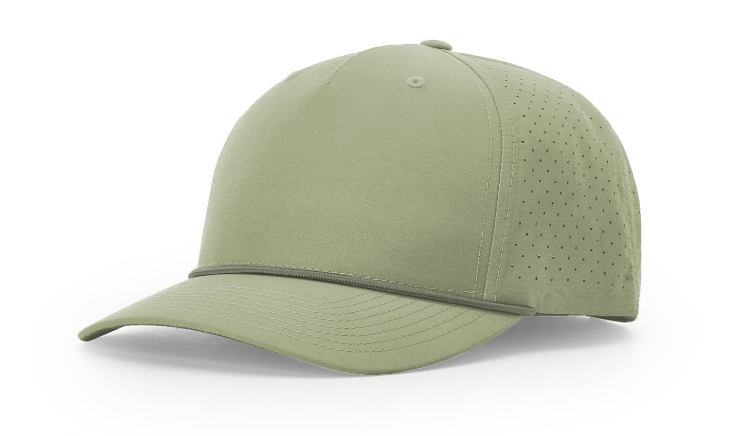 Richardson Headwear Adjustable / Light Olive/Olive Richardson - Laser Perf Performance Rope Cap