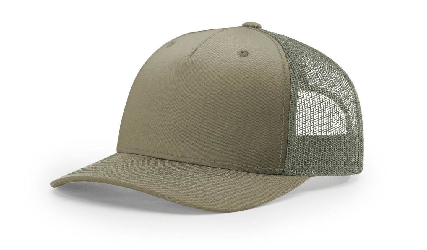 Richardson Headwear Adjustable / Pale Khaki/Loden Richardson - Five-Panel Trucker Cap