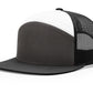 Richardson Headwear One Size / Charcoal / Black / White Richardson - Seven-Panel Trucker Cap