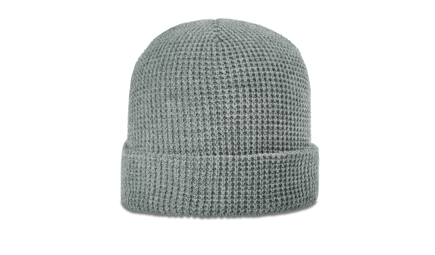 Richardson Headwear One Size / Heather Grey Richardson - Waffle Cuffed Beanie