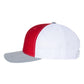 Richardson Headwear One Size / Red/White/Heather Grey Richardson - 3-Color Snapback Trucker Cap