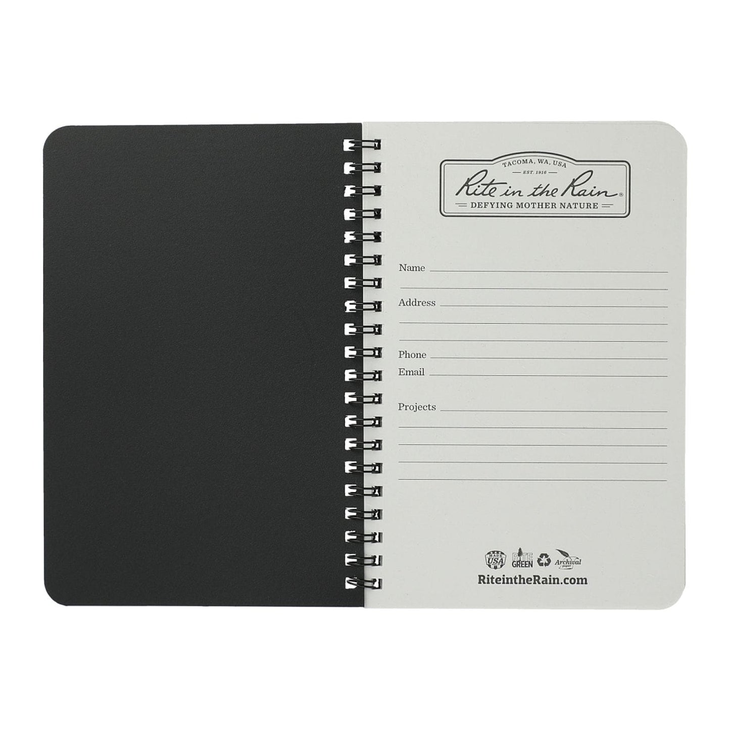 Rite in the Rain - Side Spiral Notebook