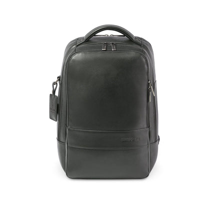 Samsonite Bags One Size / Black Samsonite - Leather Laptop Backpack