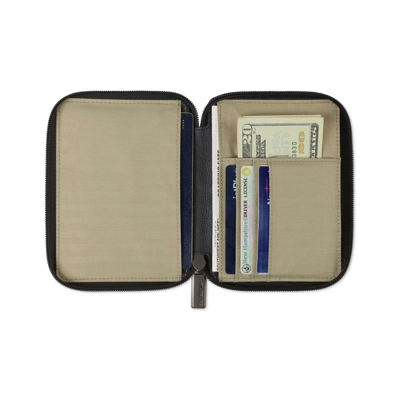 Samsonite Bags One Size / Black Samsonite - Leather Passport Wallet