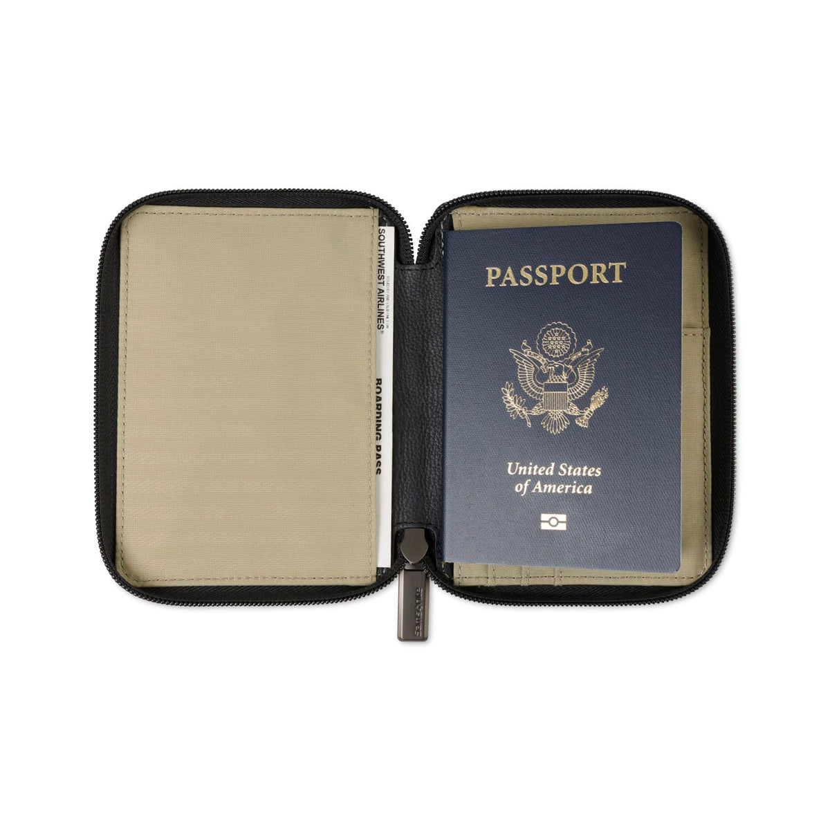 Samsonite Bags One Size / Black Samsonite - Leather Passport Wallet