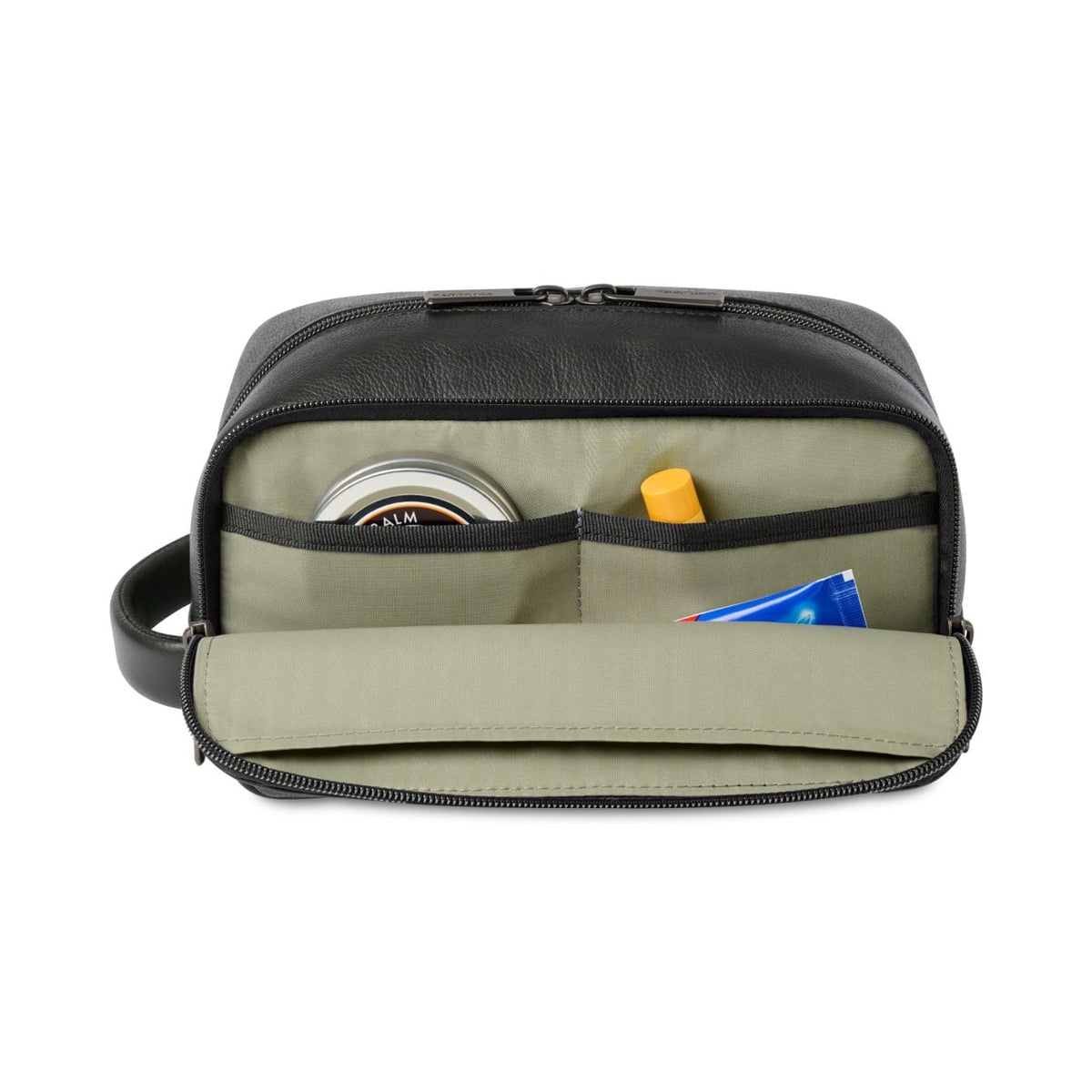 Samsonite Bags One Size / Black Samsonite - Leather Toiletry Bag
