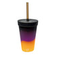 SiliPINT Drinkware 16oz / Sun Storm Silipint - Straw Tumbler 16oz