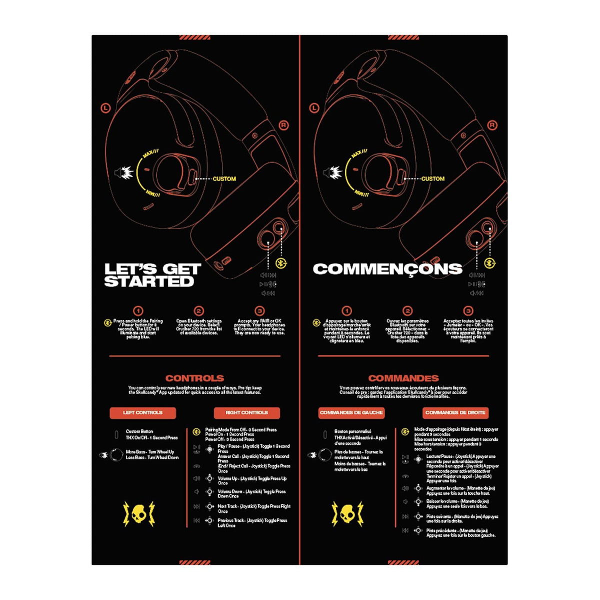 Skullcandy Electronics One Size / Black Skullcandy - Crusher® 720 Wireless Headphones