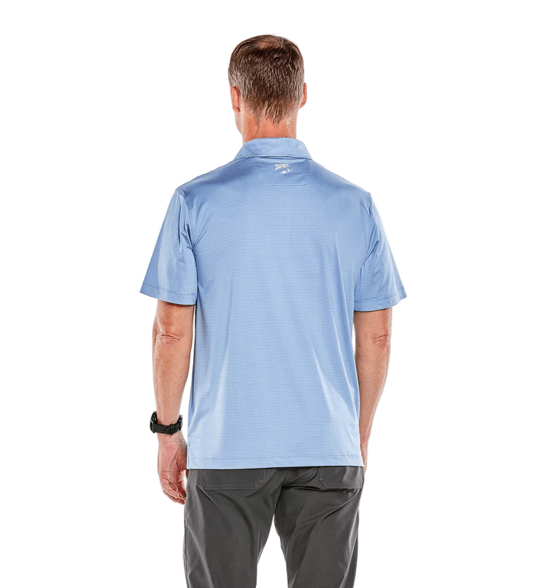 Storm Creek Polos Storm Creek - Men's Optimist II Microstripe Short Sleeve Polo
