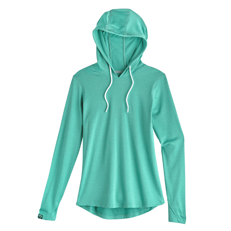 Storm Creek T-Shirts XS / Aqua Storm Creek - Women's Sightseer Long Sleeve Hoodie
