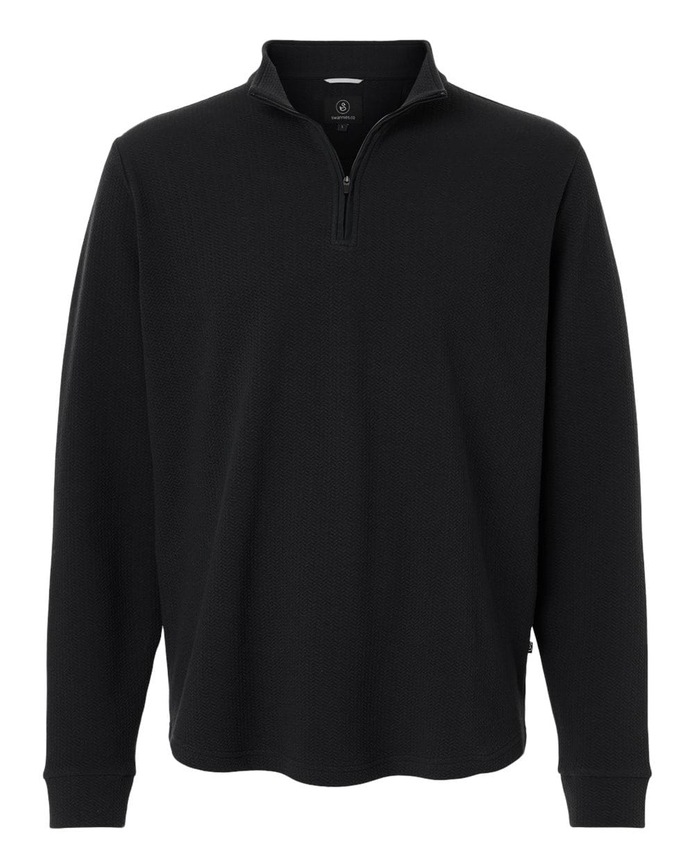 Swannies Golf Layering S / Black Swannies Golf - Men's Luke 1/4-Zip Pullover