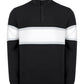 Swannies Golf Layering S / Black/White Swannies Golf - Men's Owen Quarter-Zip Colorblock Pullover