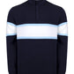 Swannies Golf Layering S / Navy/White Swannies Golf - Men's Owen Quarter-Zip Colorblock Pullover