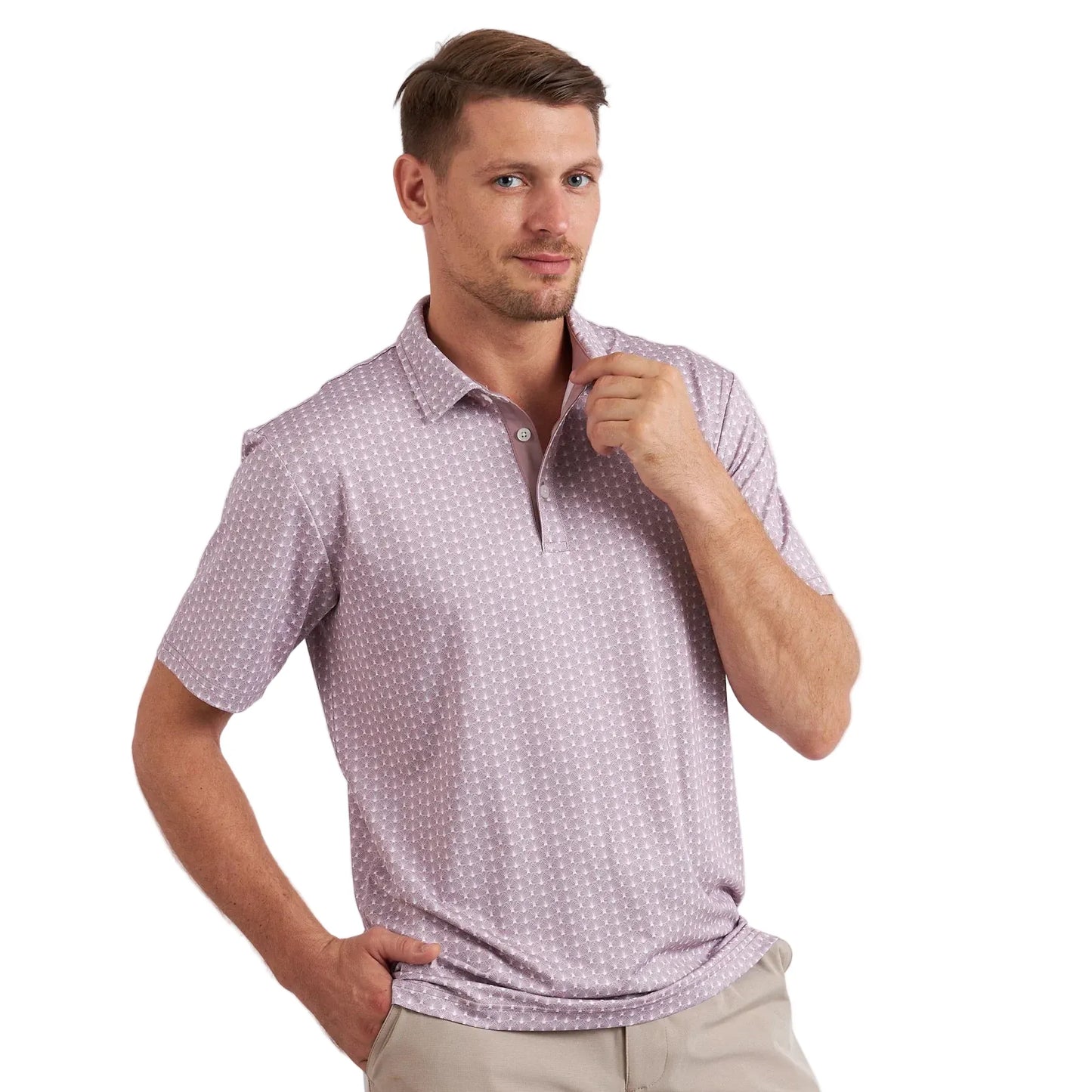 Swannies Golf Polos Swannies Golf - Men's Seashell Polo