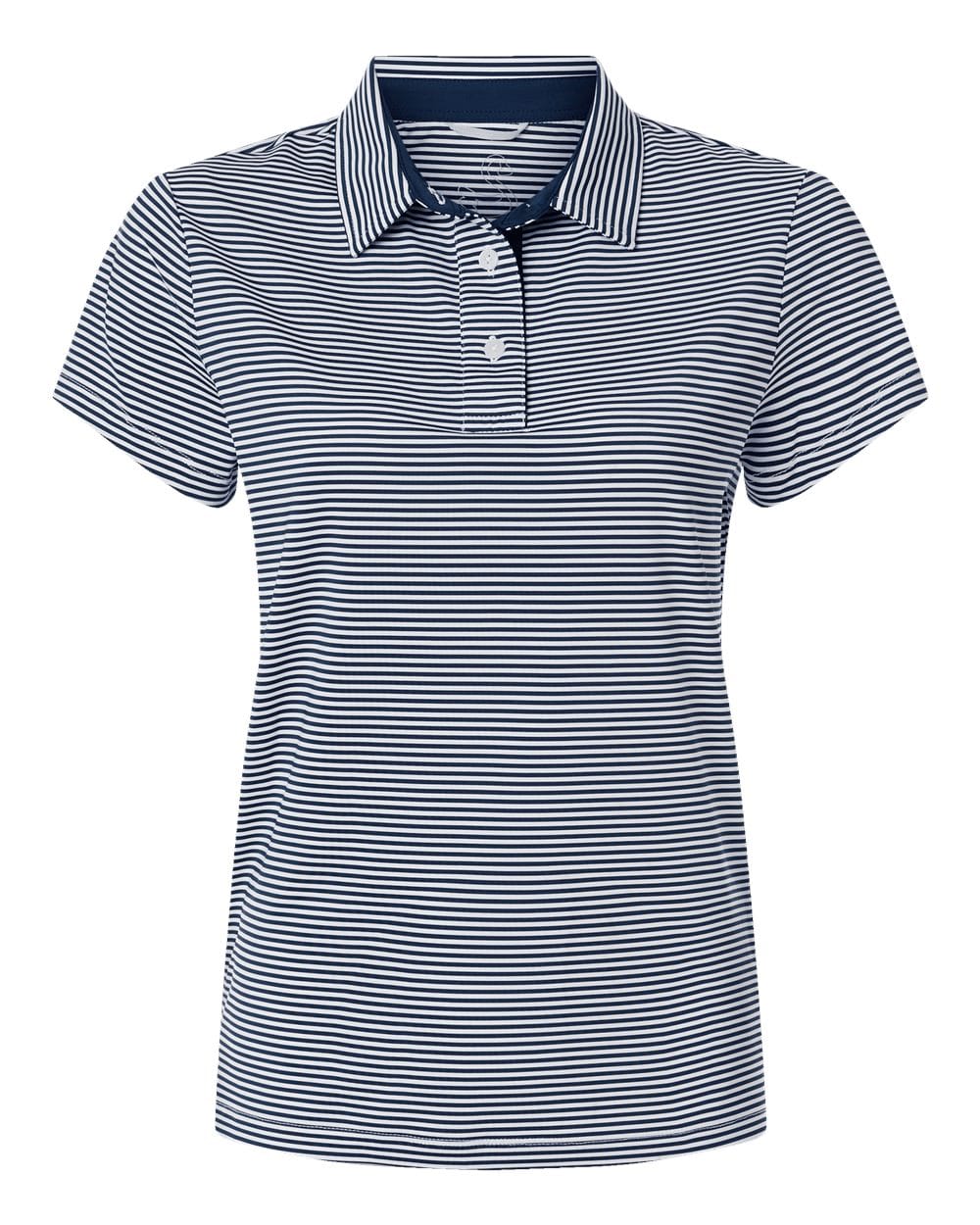 Swannies Golf Polos XS / Navy/White Swannies Golf - Women's Kayla Striped Polo