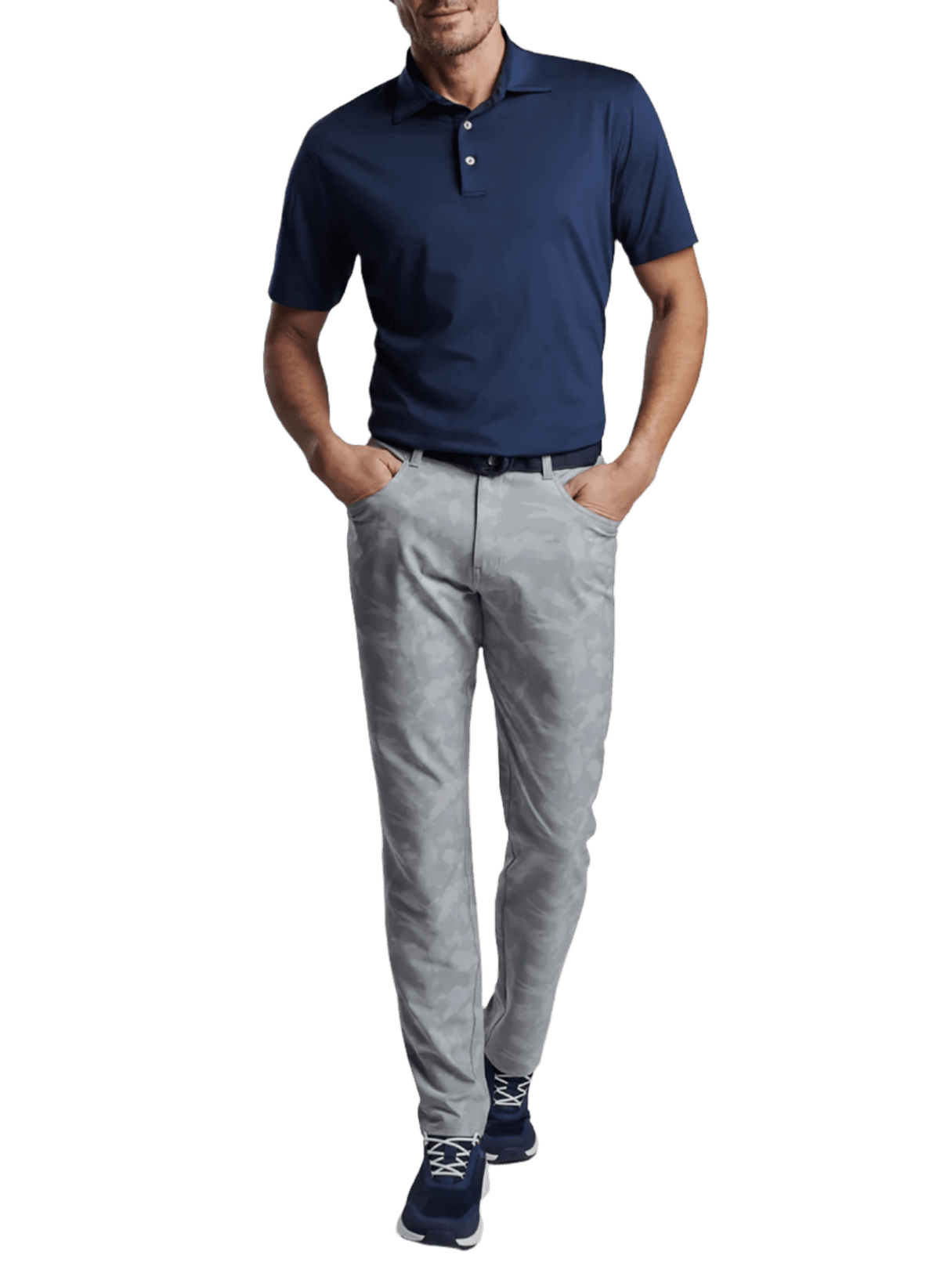 Swift Ship Polos 3-Day Swift Ship: Peter Millar - Men's Solid Performance Polo w/ Self Collar