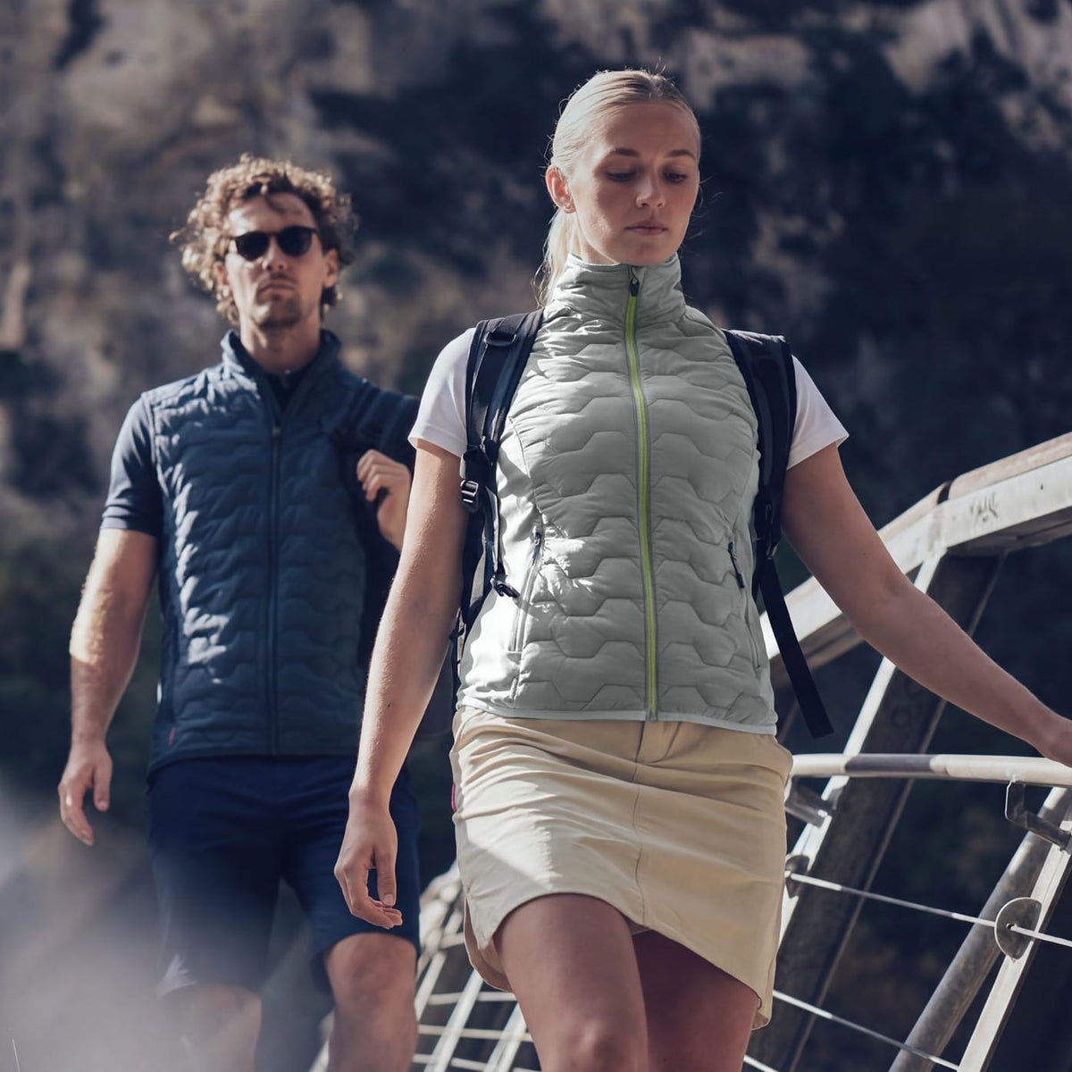 Tenson Outerwear Tenson - Women's Txlite Solvik Recycled Hybrid Midlayer Vest