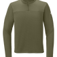 The North Face Layering S / Burnt Olive Green The North Face - Men's Aim 1/4-Zip Fleece