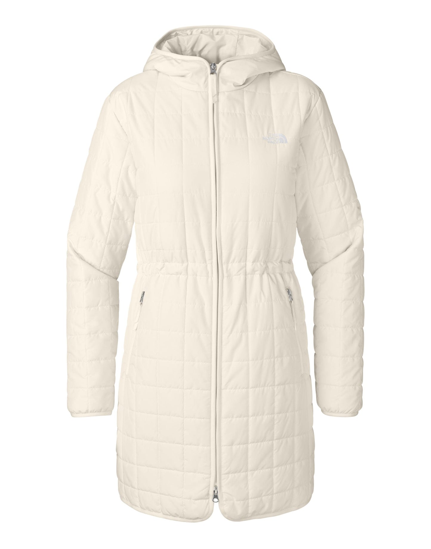 The North Face Outerwear S / White Dune The North Face - Women’s Iron Drift Quilted Hooded Parka