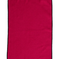 Threadfellows Accessories 16" x 26" / Red/Black Microfiber Waffle Golf Towel w/ Tri-Fold Grommet - 16" x 26"