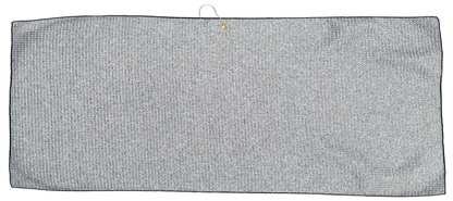 Threadfellows Accessories 17" x 40" / Grey/Black Microfiber Waffle Caddy Towel - 17" x 40"