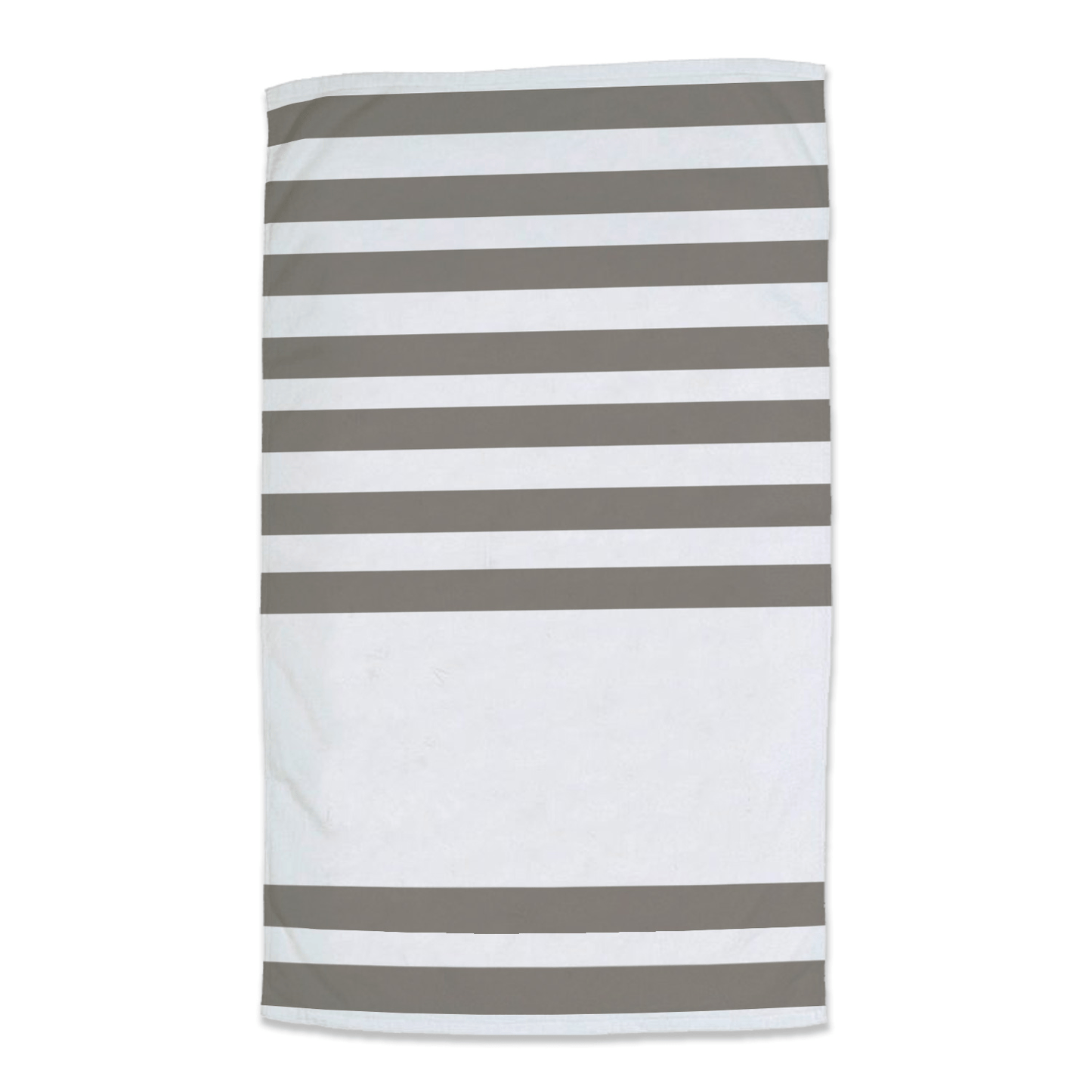 Threadfellows Accessories 35" x 60" / Grey Sandbar Stripe Beach Towel - 35" x 60"