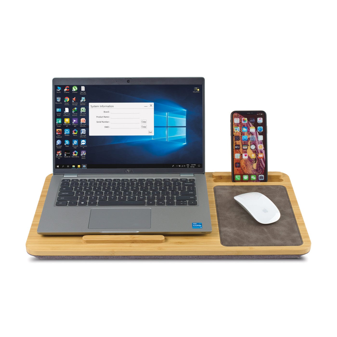 Threadfellows Accessories One Size / Bamboo Auden Bamboo Lap Desk