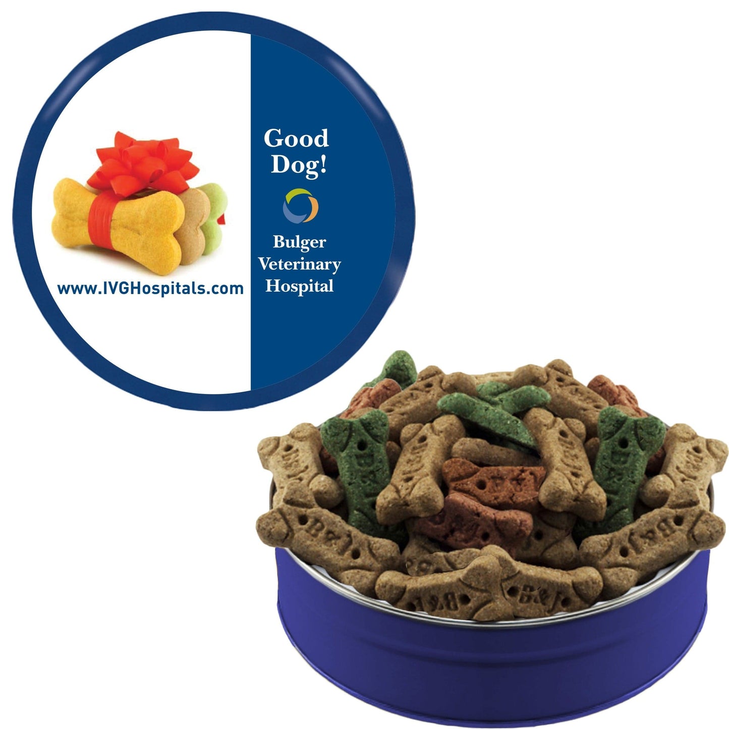 Threadfellows Accessories One Size / Blue Grand Tin w/ Dog Bones