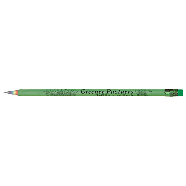 Threadfellows Accessories One Size / Green Arcus Rainbow Recycled Newspaper Pencil