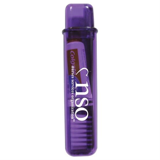 Threadfellows Accessories One Size / Translucent Purple Travel Toothbrush w/ Colgate Toothpaste