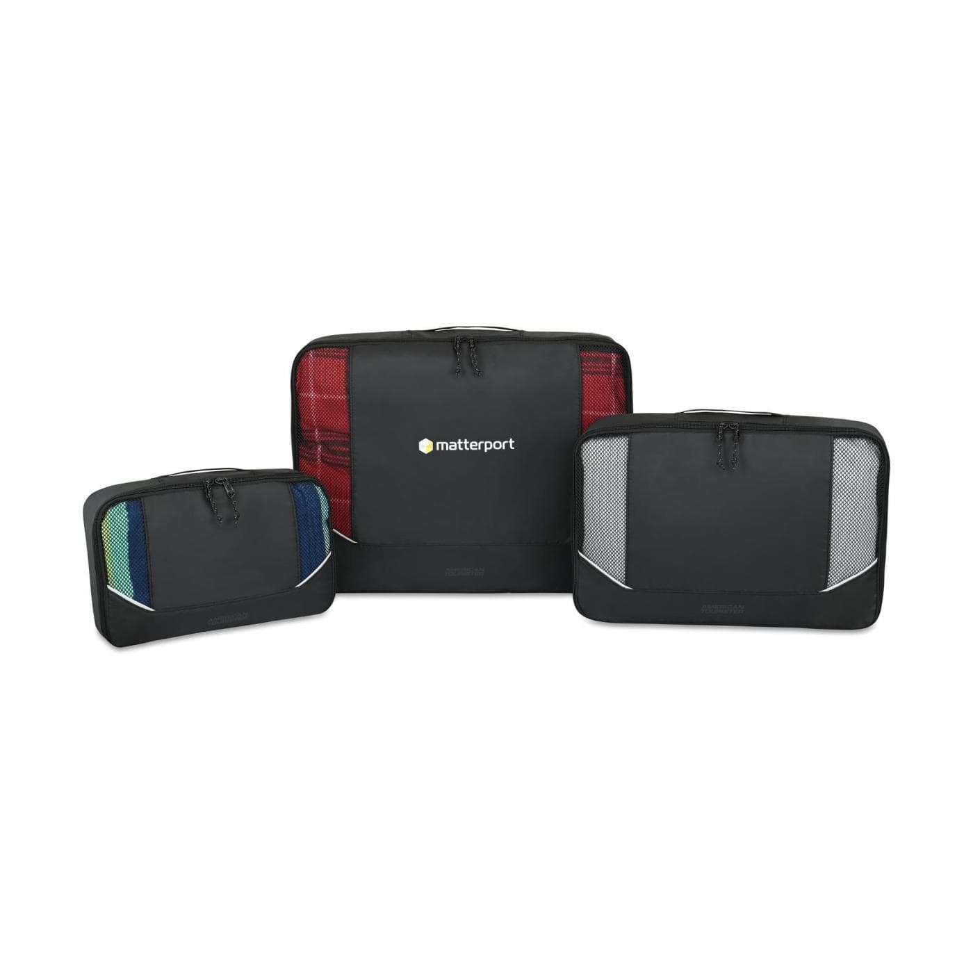 Threadfellows Bags One Size / Black American Tourister - Zoom Turbo Recycled rPET 4 Piece Packing Cube Set