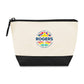 Threadfellows Bags One Size / Black Canvas Zippered Pouch