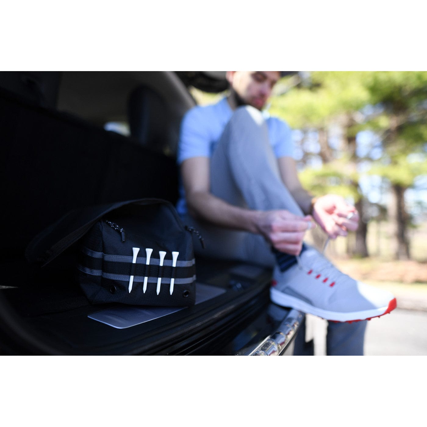 Threadfellows Bags One Size / Black Golf Links Shoe Bag