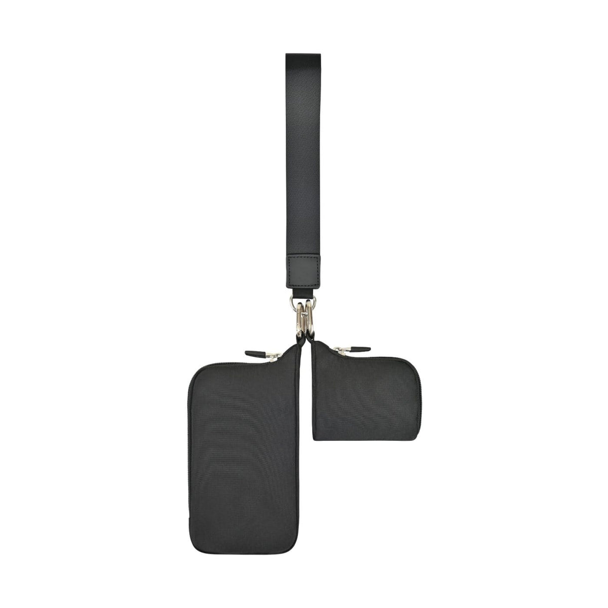 Threadfellows Bags One Size / Black Well Studio Recycled Nylon Dual Pouch Lanyard w/ AWARE™