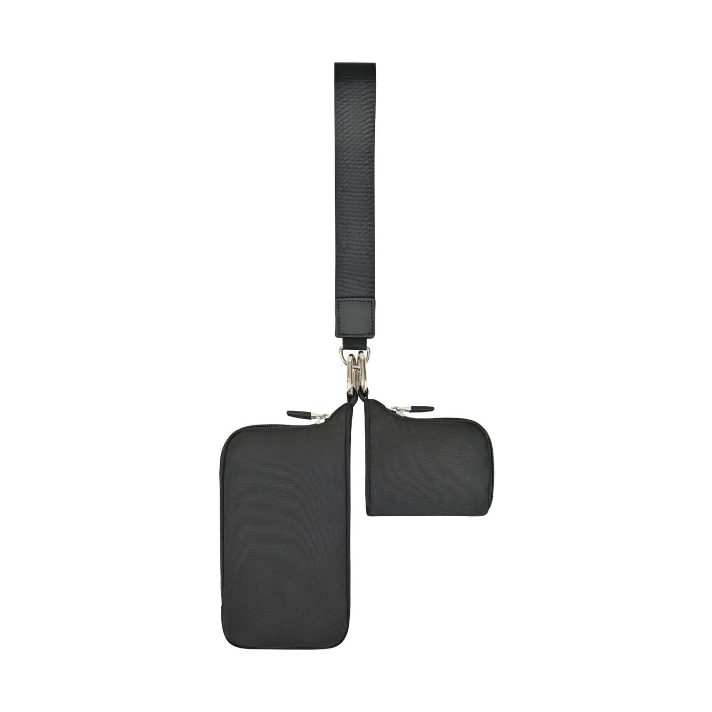 Threadfellows Bags One Size / Black Well Studio Recycled Nylon Dual Pouch Lanyard w/ AWARE™