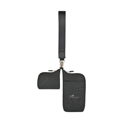 Threadfellows Bags One Size / Black Well Studio Recycled Nylon Dual Pouch Lanyard w/ AWARE™