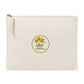 Threadfellows Bags One Size / Natural Recycled Cotton Zippered Pouch