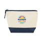Threadfellows Bags One Size / True Navy Canvas Zippered Pouch
