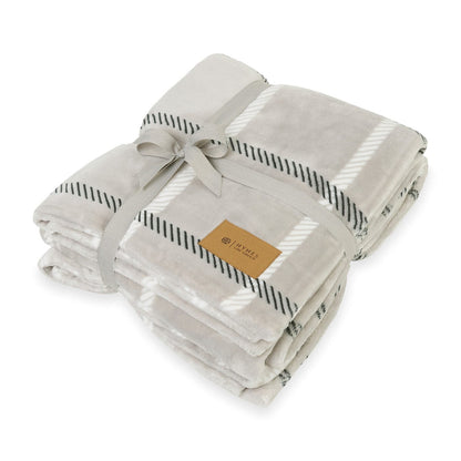 Threadfellows Blankets & Towels One Size / Lodge Grey Elegant Lodge Throw Blanket