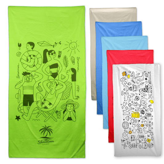 Threadfellows Curated Collection Accessories Microsuede Beach Towel - 35" x 60"