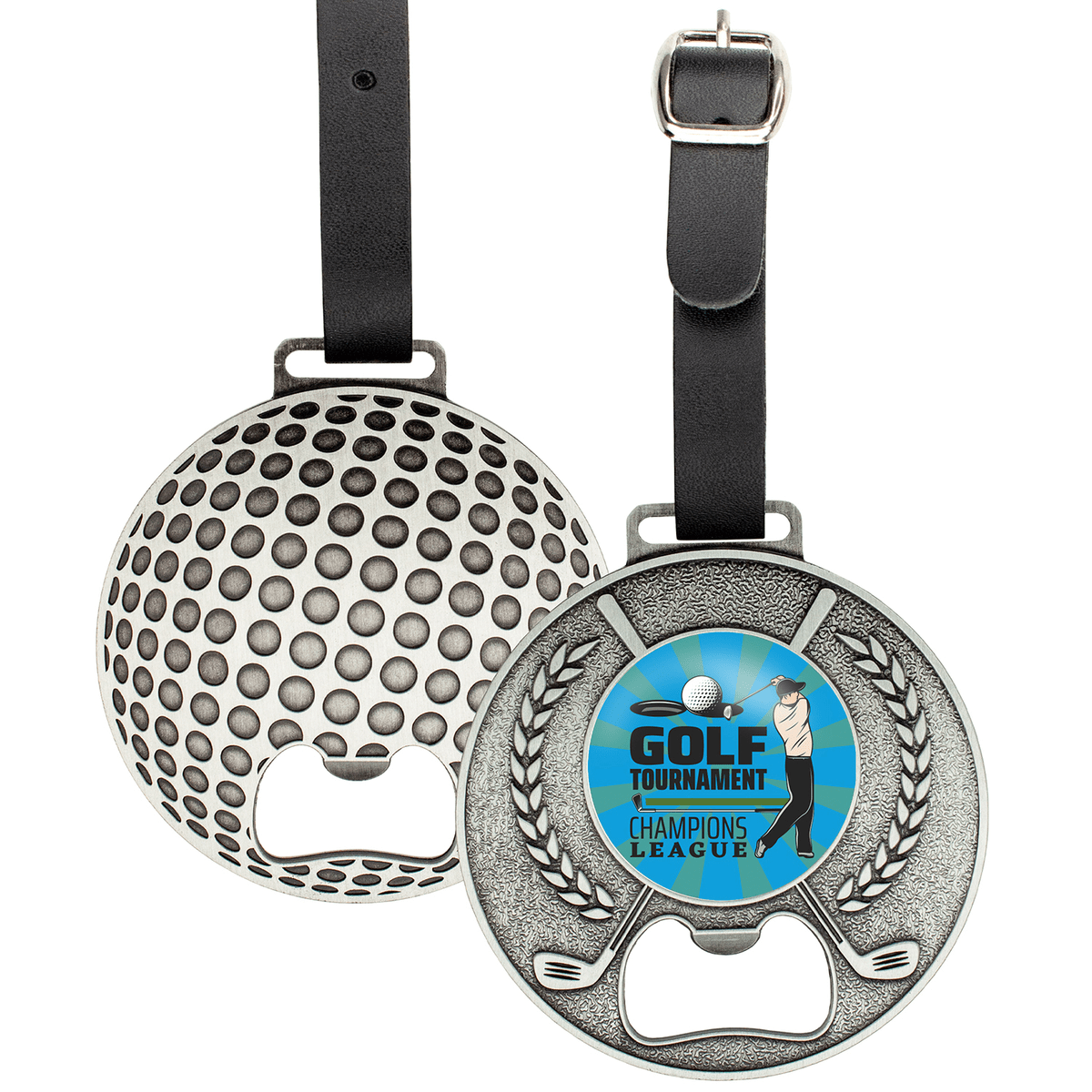 Threadfellows Curated Collection Accessories One Size / Antique Nickel Golf Bag Tag Bottle Opener