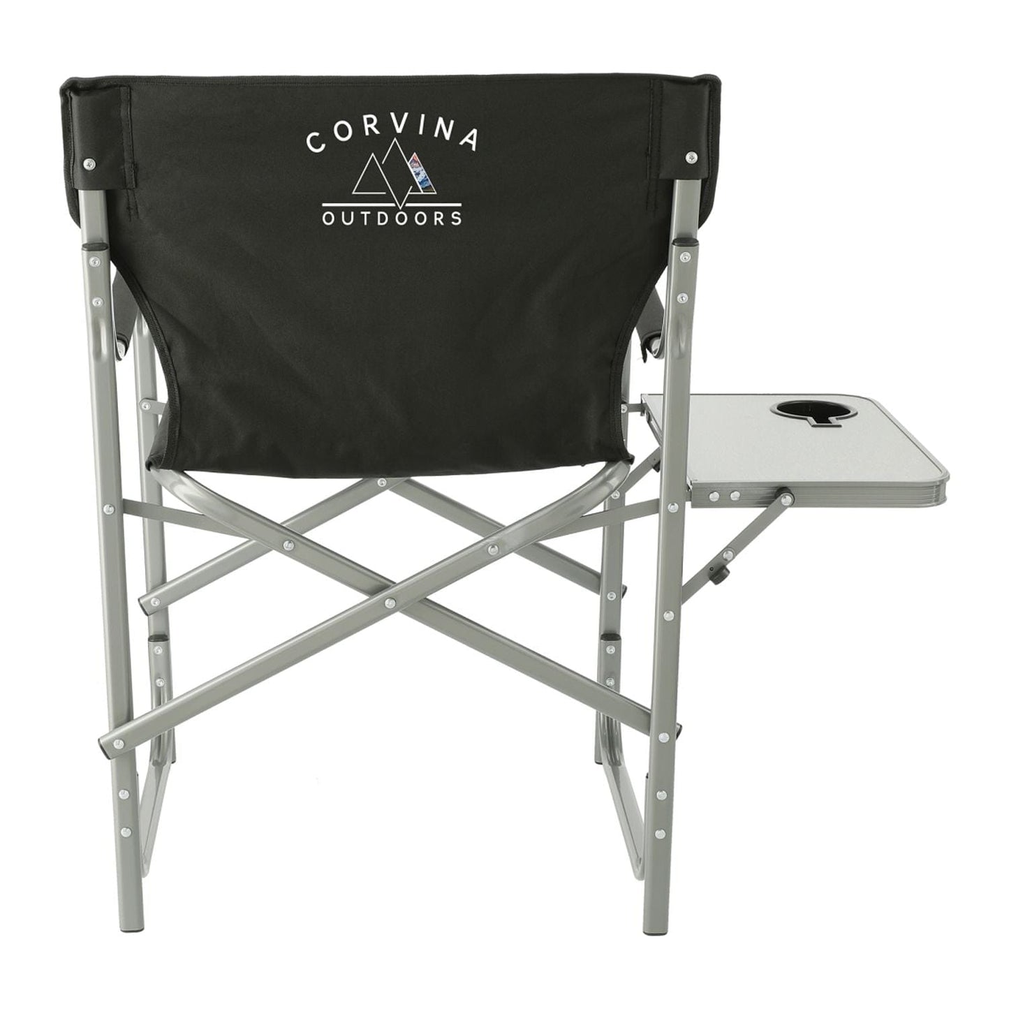 Threadfellows Curated Collection Accessories One Size / Black Director's Chair (300lb Capacity) with Side Table