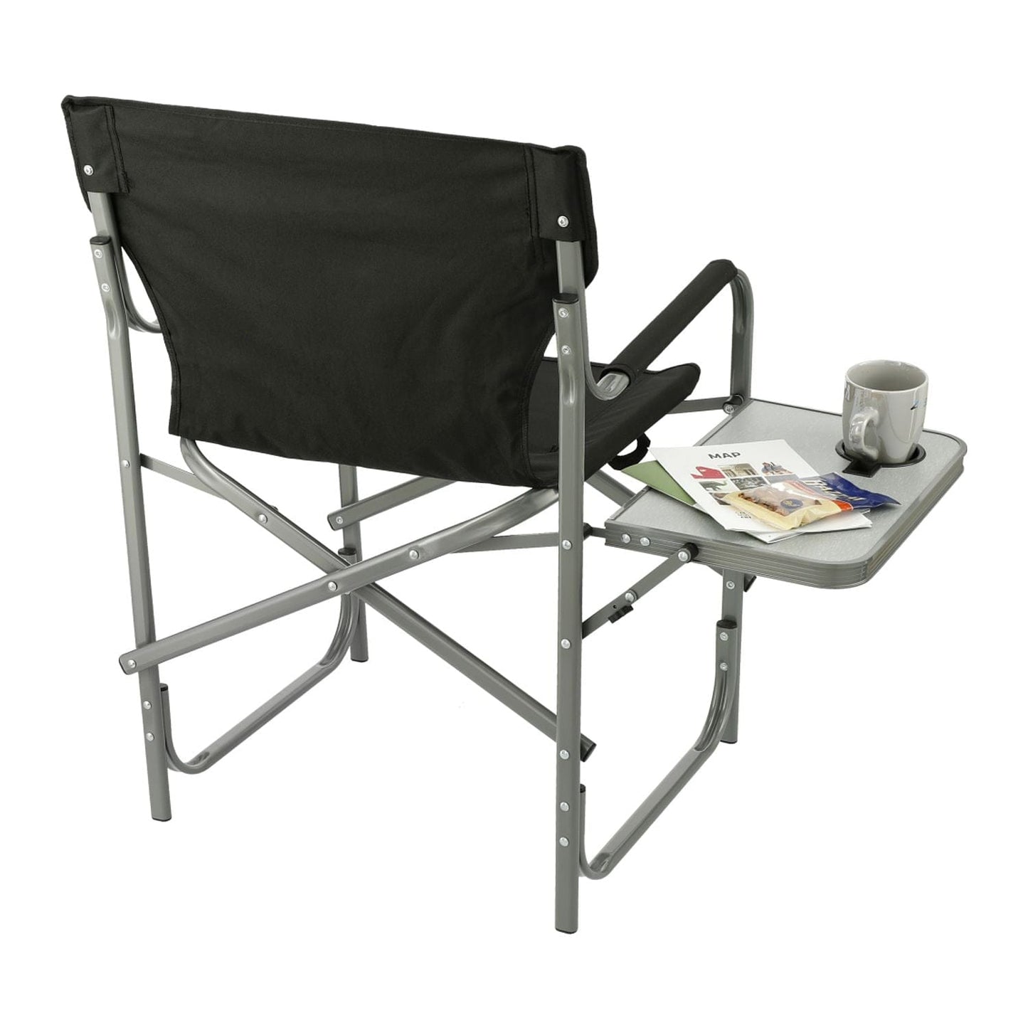 Threadfellows Curated Collection Accessories One Size / Black Director's Chair (300lb Capacity) with Side Table