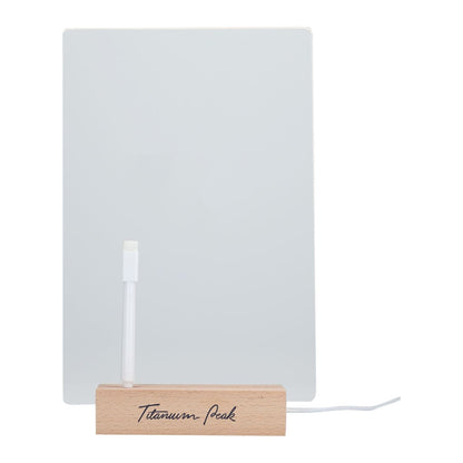 Threadfellows Curated Collection Accessories One Size / Clear Note Brite Light-Up Acrylic Dry Erase Board