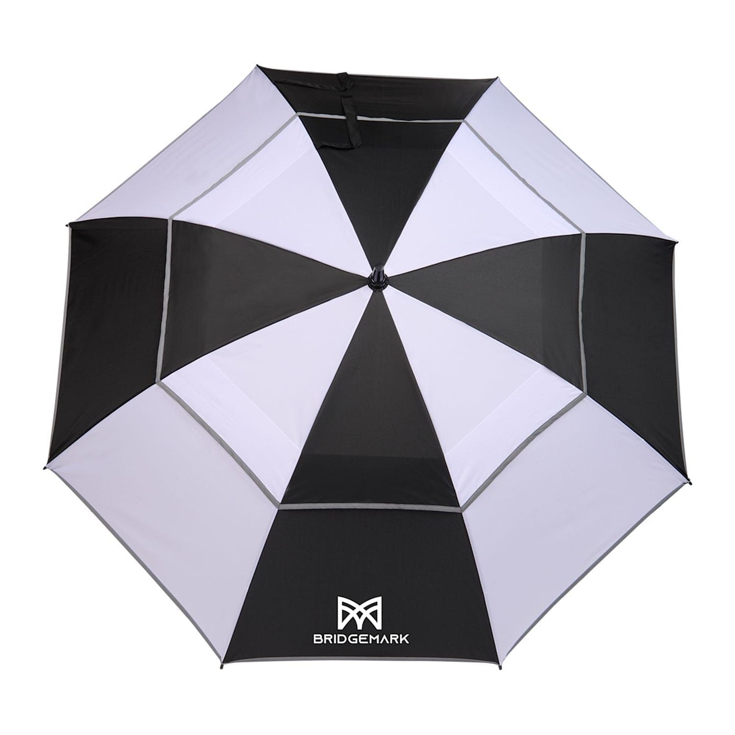 Threadfellows Curated Collection Accessories RPET Golf Umbrella w/ Reflective Trim 62"