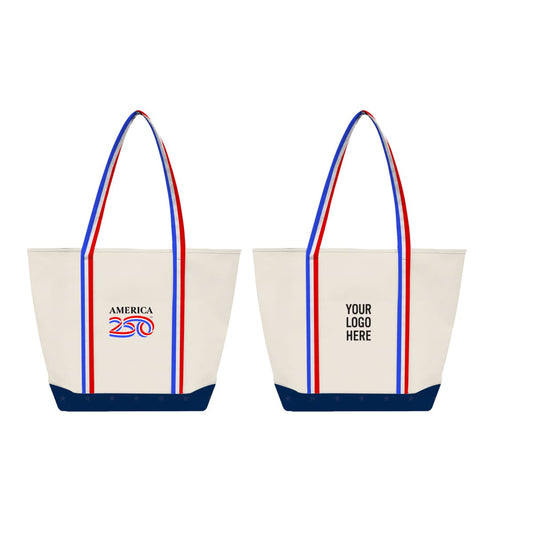 Threadfellows Curated Collection Bags One Size / America250 America250™ Sublime Series Recycled Poly Canvas Starboard Tote Bag