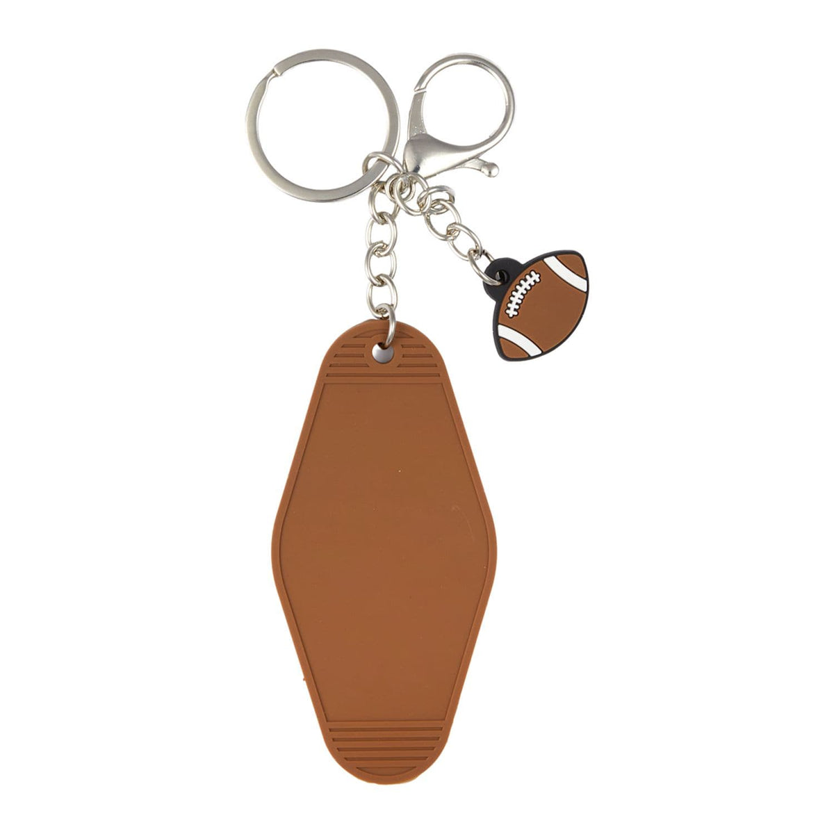 Threadfellows Curated Collection Bags One Size / Brown Retro Football Motel Keychain