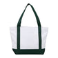 Threadfellows Curated Collection Bags One Size / Green Oversized Recycled Canvas Tote Bag